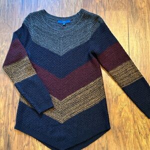 Apt. 9 Multicolor Chevron Knit Sweater